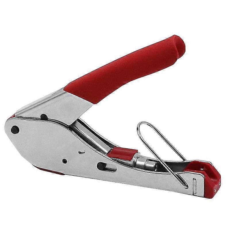 F-type Coaxial Cable Crimper Coax Compression Tool Wire Stripper Cable Connector(1pc, Red)
