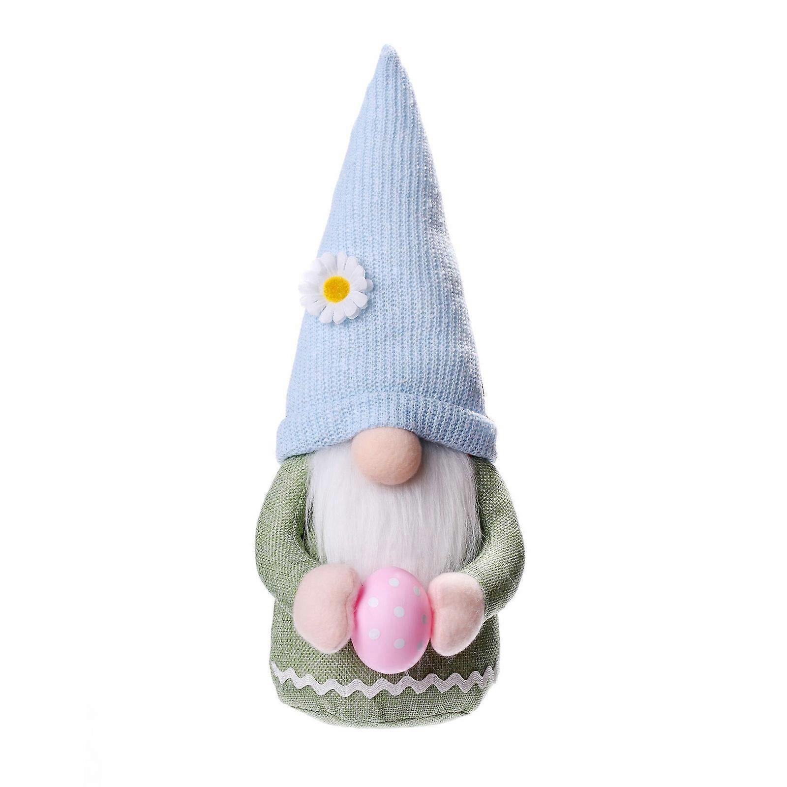 Dwarf Rudolf Decorations Plush Doll Handmade (Bunny Hat) Easter Elf