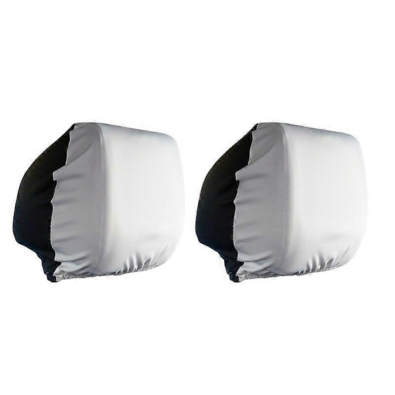 QINGQUE 2Pcs Car seat headrest pillow case Cushion Neck Pillow Case High Quality Suitable For Most Car Headrest Car Interior