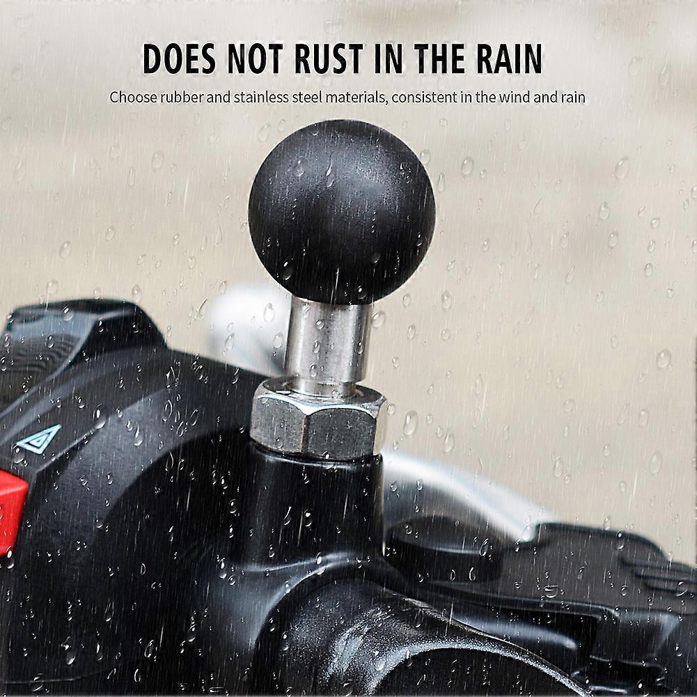M8/M10 Motorcycle Handlebar Mount Rearview Mirror Ball Clamp Base Stainless Steel Phone Holder Bolt Screw Motorcycles Accessorie
