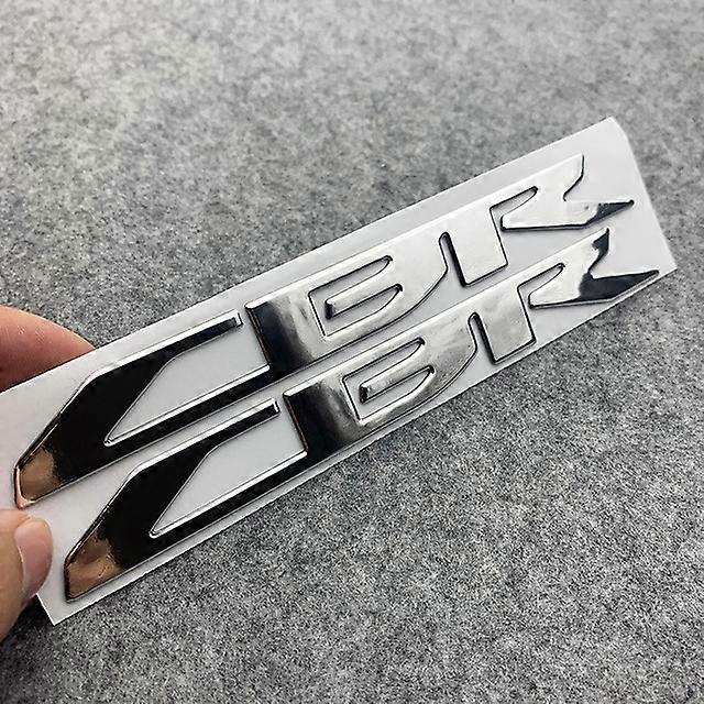 2Pcs 3D Motorcycle Decals Stickers Emblem Badge Raised Tank Wheel Logo For Honda CBR 125R 250R 250RR 500R 650R 650F 600RR 1000RR