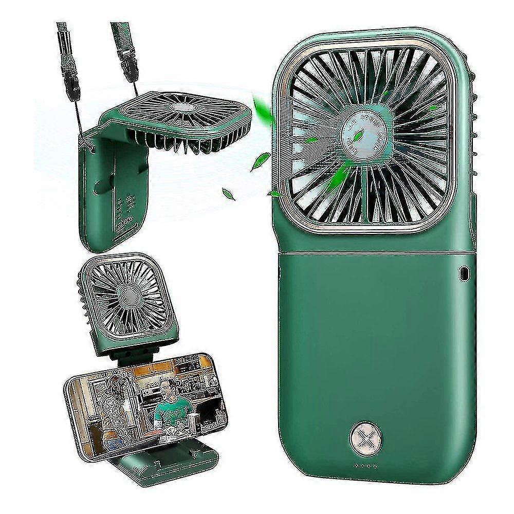 Mini Usb Fan Handheld Fan Portable Small Fan Battery 3000mah Power Bank Function Usb 180 Foldable