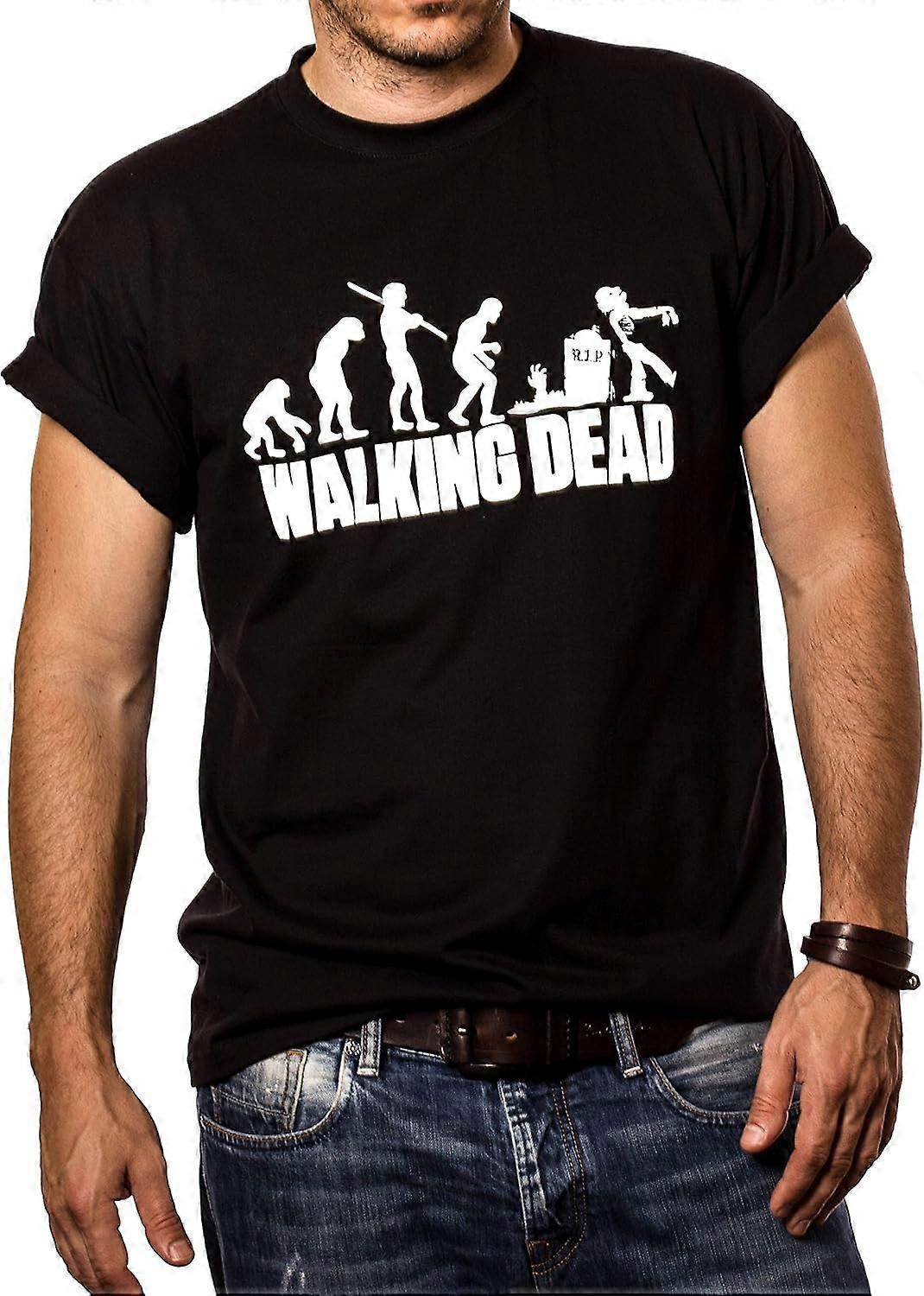 Walking Dead - Camiseta Negra Hombre