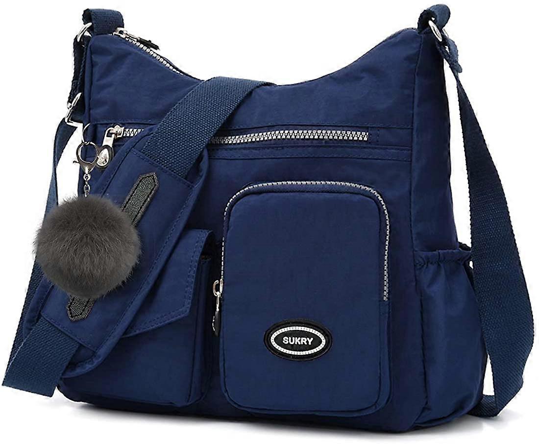 Sac bandoulière en nylon pour femme avec poche antivol RFID, sac à bandoulière étanche, sac de voyage et sac à main