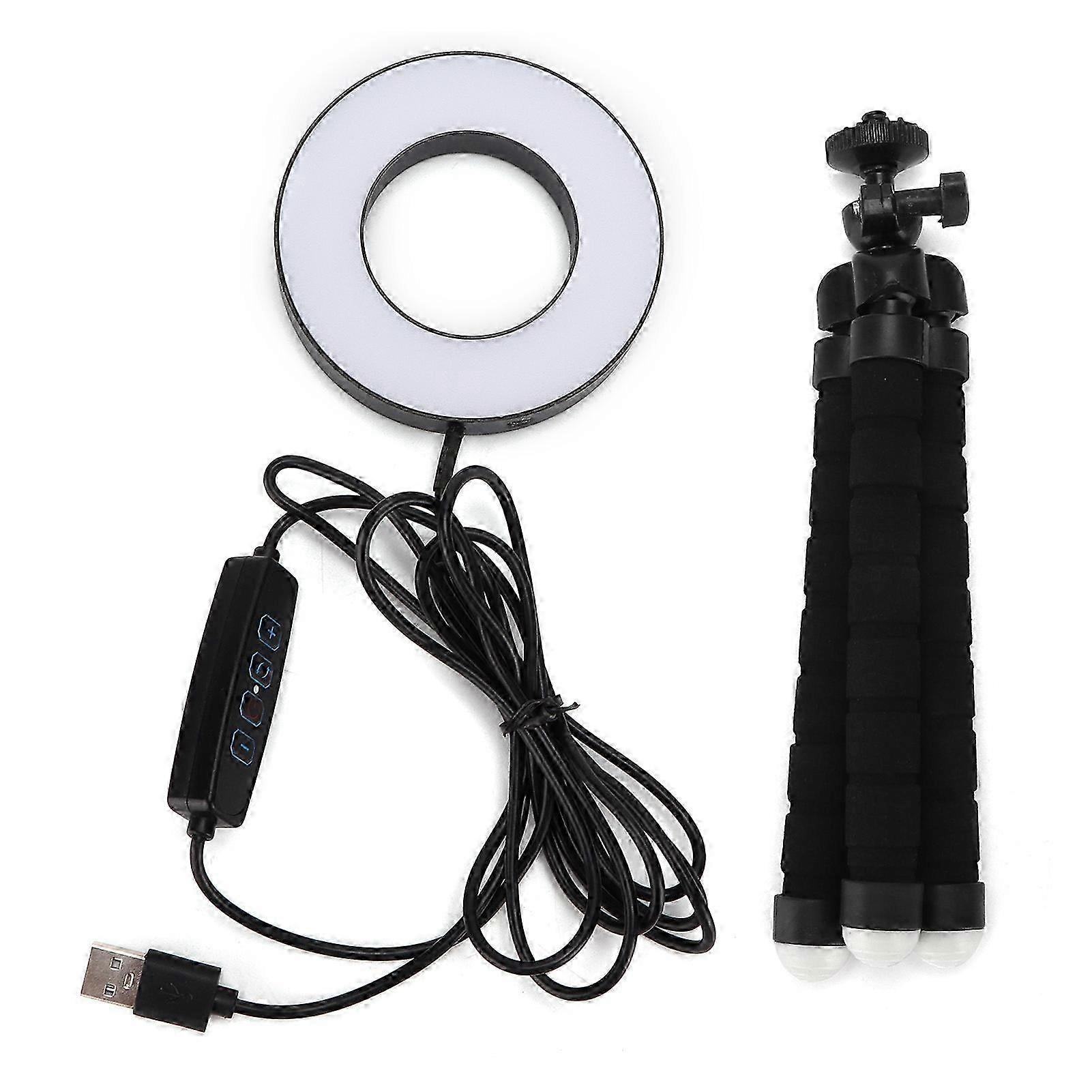 3.5in Dimmable Portable Makeup Ring Light with 3 Light Modes