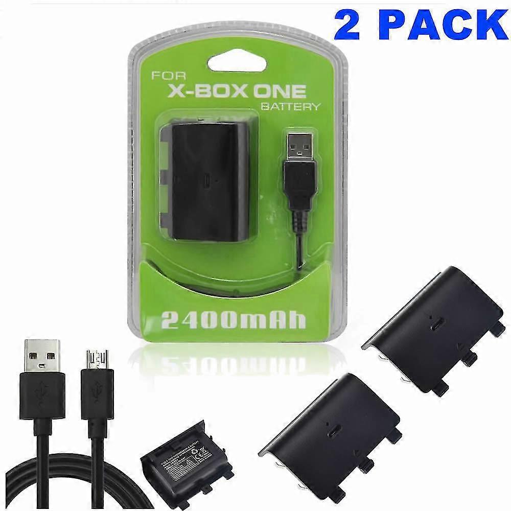 hg2 X Rechargeable Battery Pack Compatible Xbox One /s  Wireless Controller + Usb Cable
