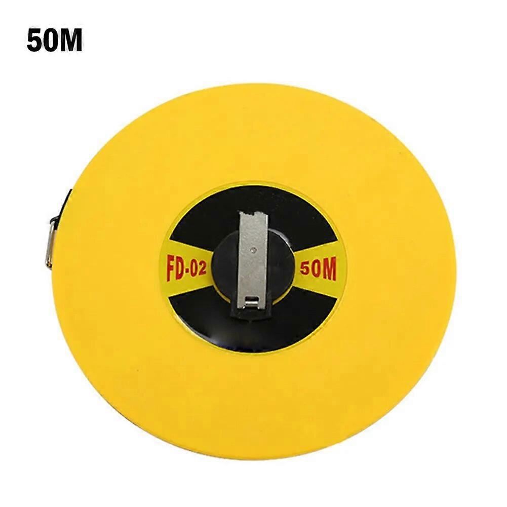 20/30/50M Glass Fiber Leather Tape Measure Metric Measuring Woodworking Tool Portable Measurement Tools For Football Field