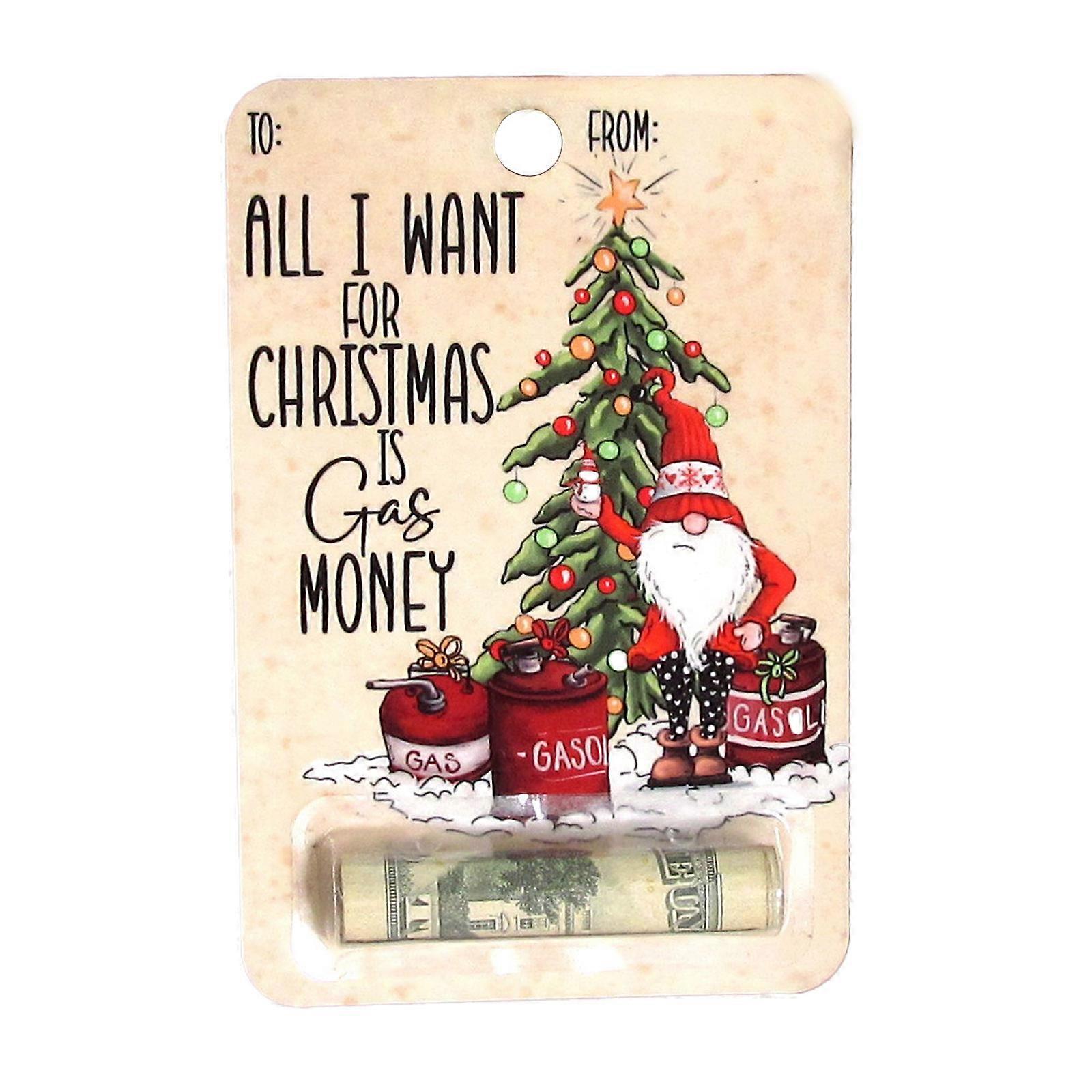 عيد الميلاد أصحاب المال، تخزين المال stuffers، الغاز المال مضحك عيد الميلاد النقدية عطلة أصحاب المال، 100٪ جديد