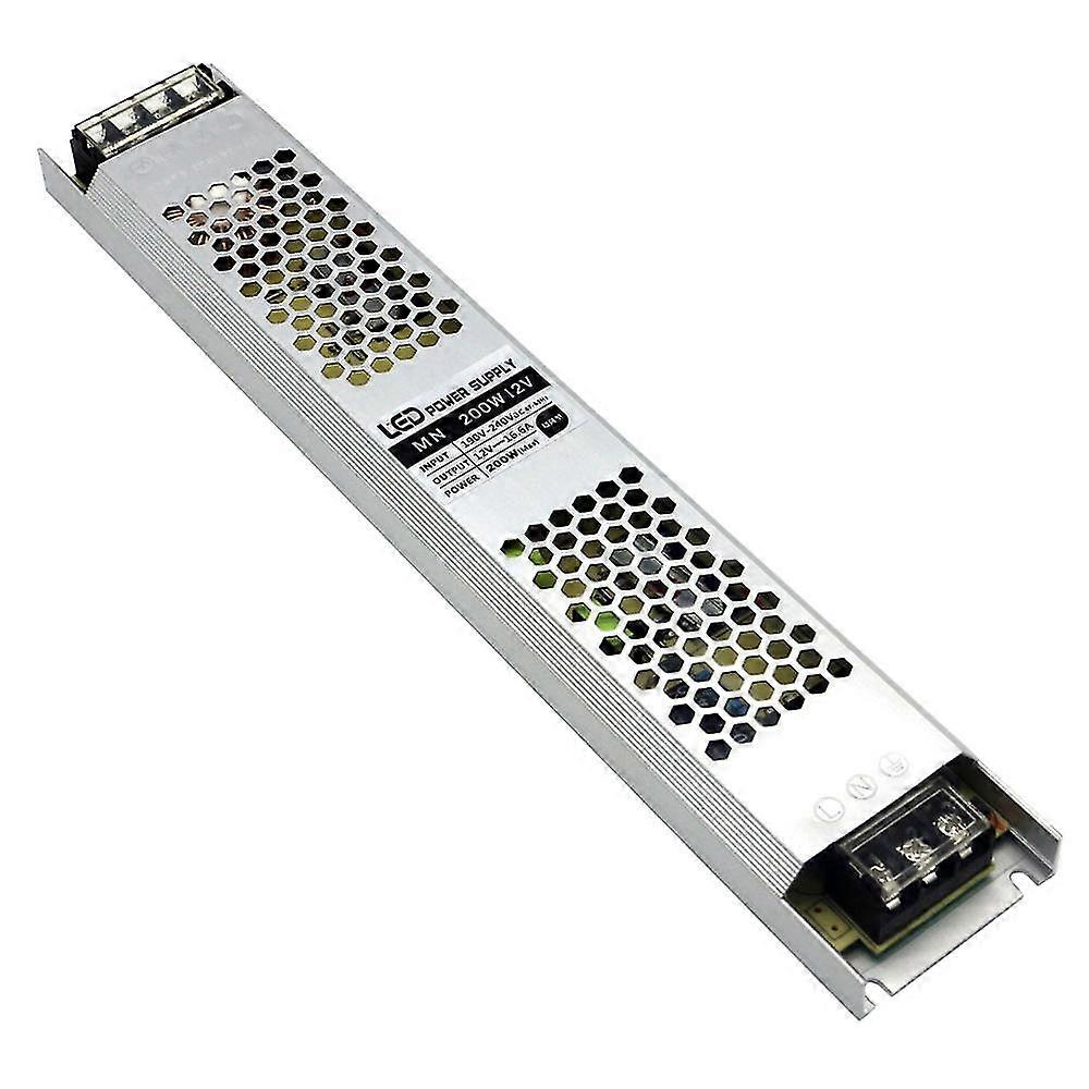 Ultra Thin Switching Power Ac190-240v Dc12v 16.7a 200w For Led Strips