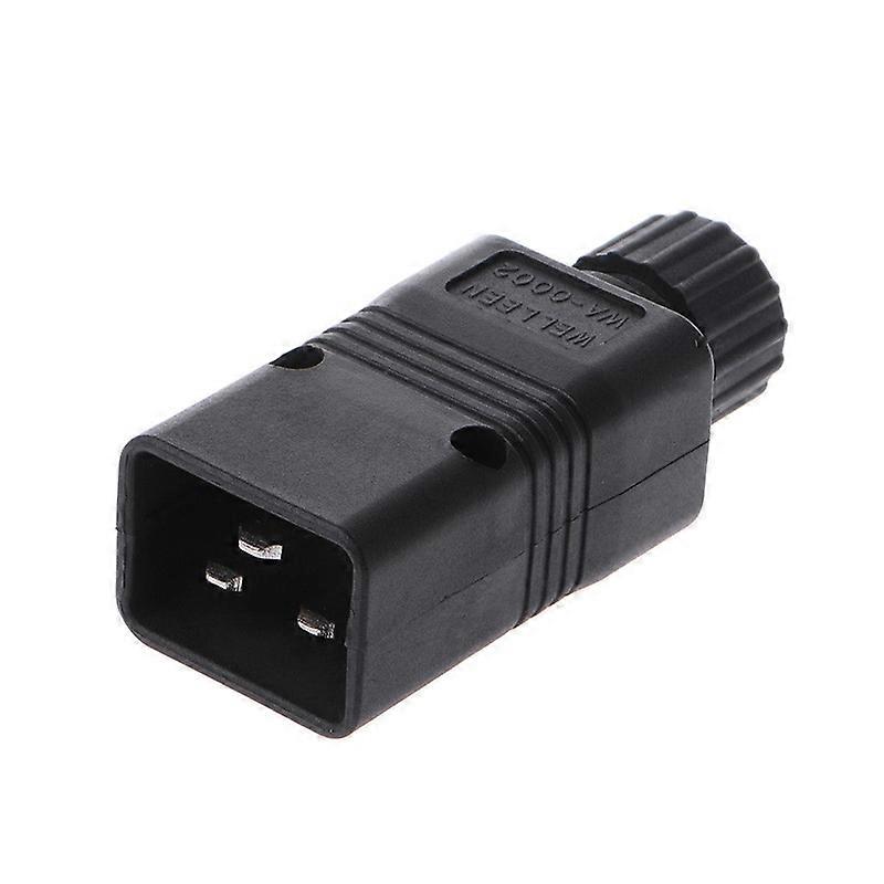 Rewirable IEC 320-C20 Male Connector 16A AC 3 Pin Power Adapter Plug Computer JIKAIX