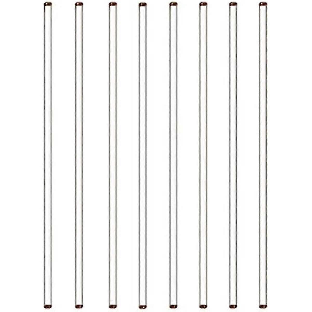 Burry Life Science Glass Stick 12inch Length Stir Rod With Both Ends Round 8pcs/pk