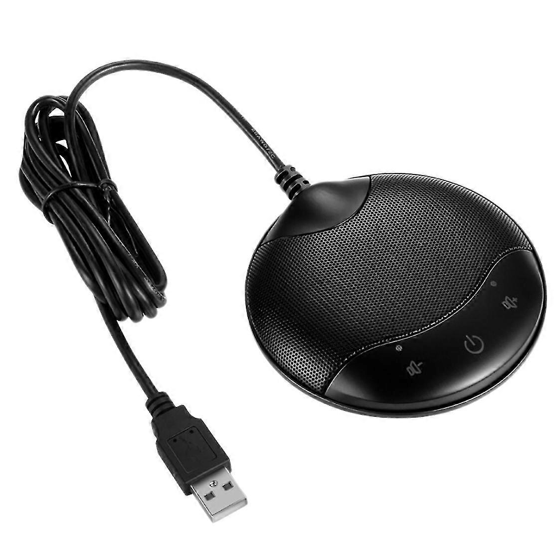 Usb Omnidirectional Condenser Desktop Microphone Plug And Play