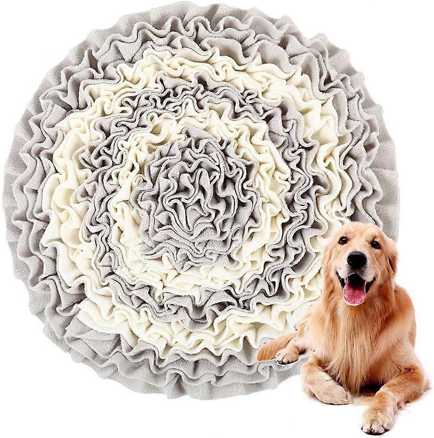 Pet Pad, Washable Dog Feeding Training Pad To Encourage Foraging Skills, Foldable Puppy Pad (45X45Cm)