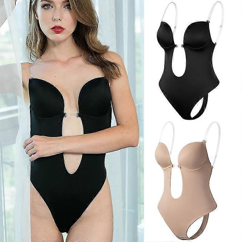 Femmes Plongeant Profond V-neck Body Shaper Strapless Backless Shapewear