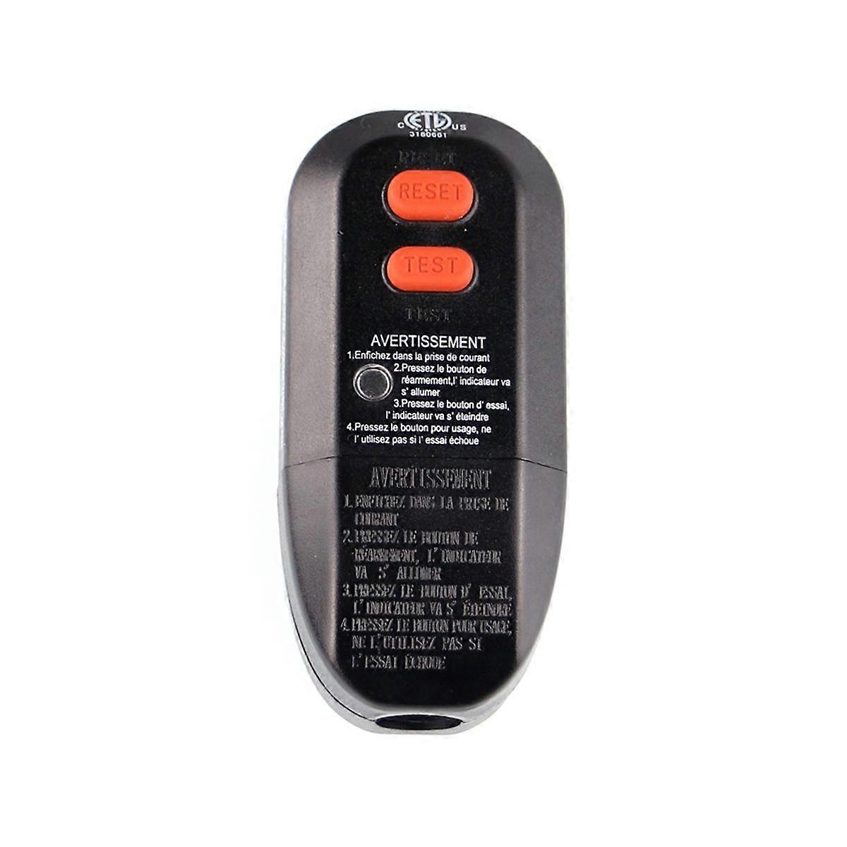 1pcs GFCI Plug Replacement,Replacement Plug 2- 15Amp 2-Wires Ground Fault Circuit Interrupter Plug US Plug