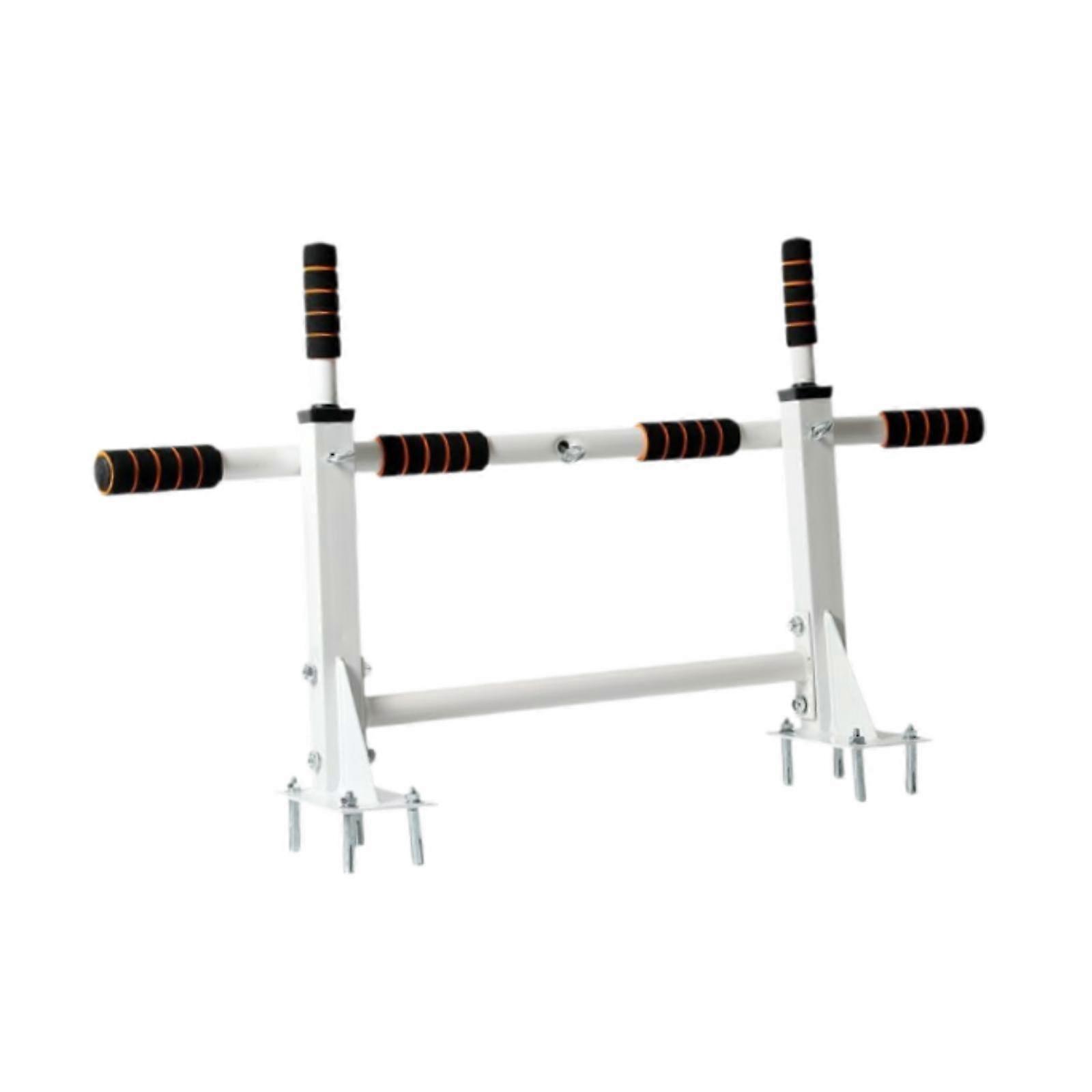 בר משיכה למעלה מותקן על הקיר בר סנטר רב תכליתי לפיתוח גוף חדר כושר ביתי לבן