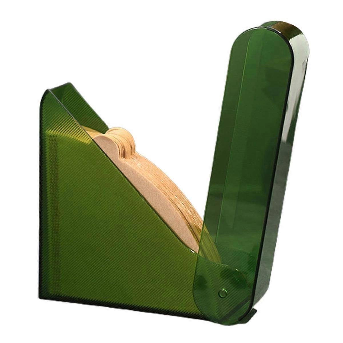 Coffee Filter Paper Holder Coffee Papers Storage Rack with V01 Coffee Filter Paper Dispenser for Ho