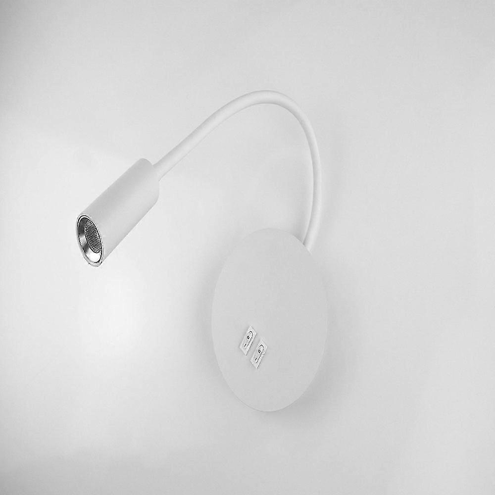 3 + 8w Led Reading Light Wall Lamp Bedside Lamp For Reading Led Reading Lamp Flexible Wall Lamp White Led Reading Light Wall Lamp With Switch Bedside,