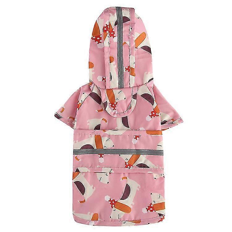 Dog Raincoat With Transparent Cape Raincoat, Suitable For Small And Medium Sized Dogs