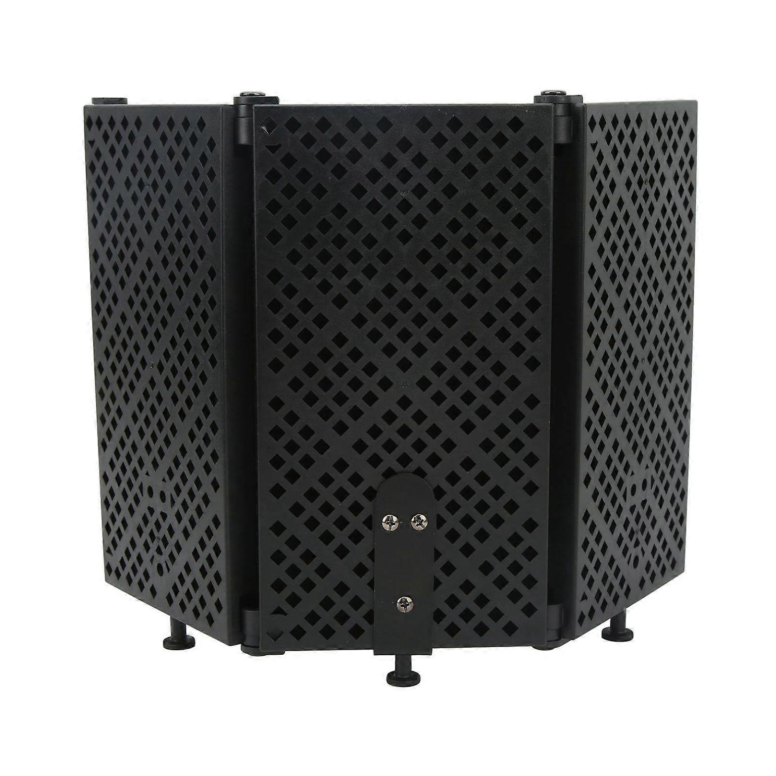Foldable Microphone Isolation Shield for Superior Recording Quality - Portable Mic Soundproofing Solution
