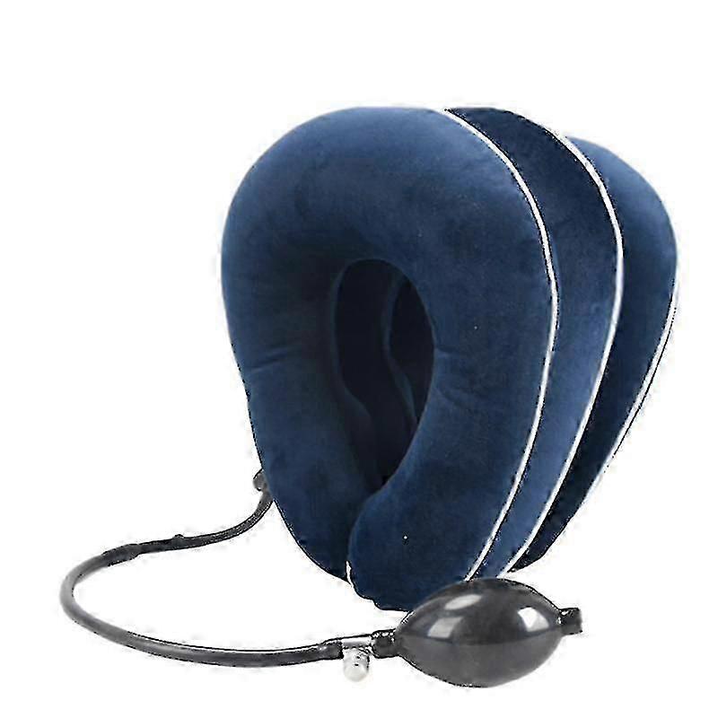 Cervical Neck Traction Device For Instant Neck Pain Relief - Adjustable Neck Stretcher Collar For Home Traction Spine Alignment
