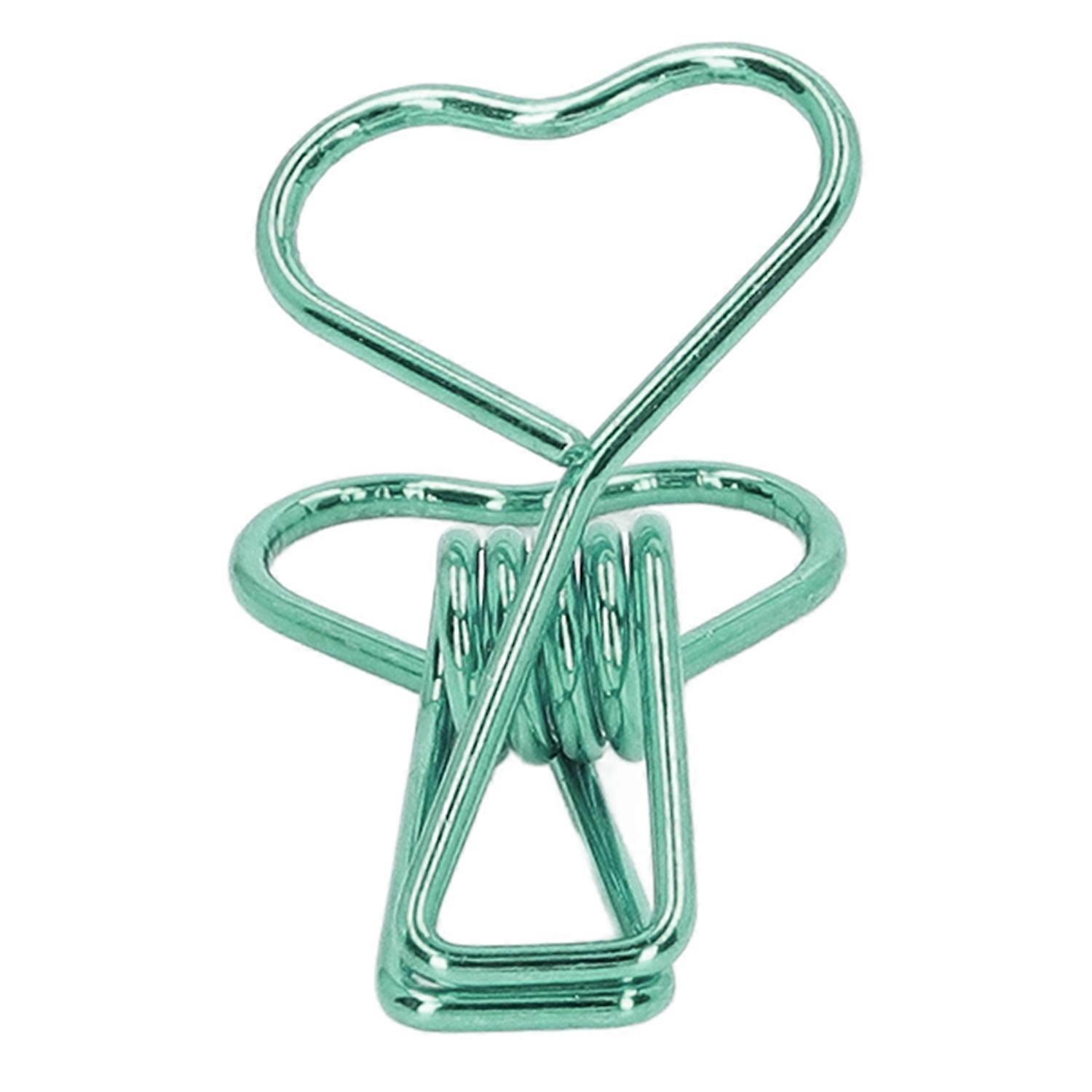 Akozon 100 Pieces Creative Shaped Paper Clips, Gold Plated