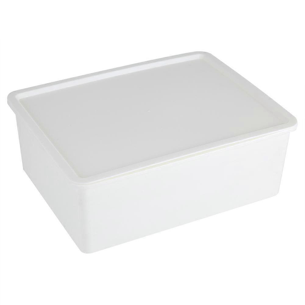Storage Box Case Organizer Container Home Organizer for Underwear White