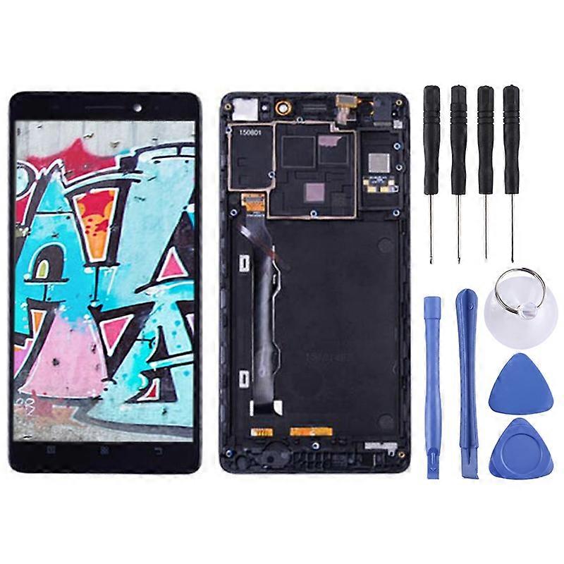 Écran LCD OEM pour Lenovo K3 Note / K50-T5 Numériseur Assemblage complet avec cadre (Noir)