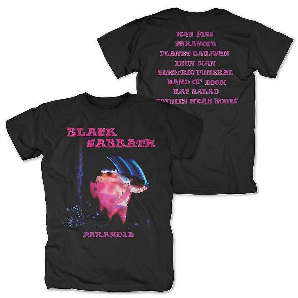 Black Sabbath Paranoid Tracklist Tričko