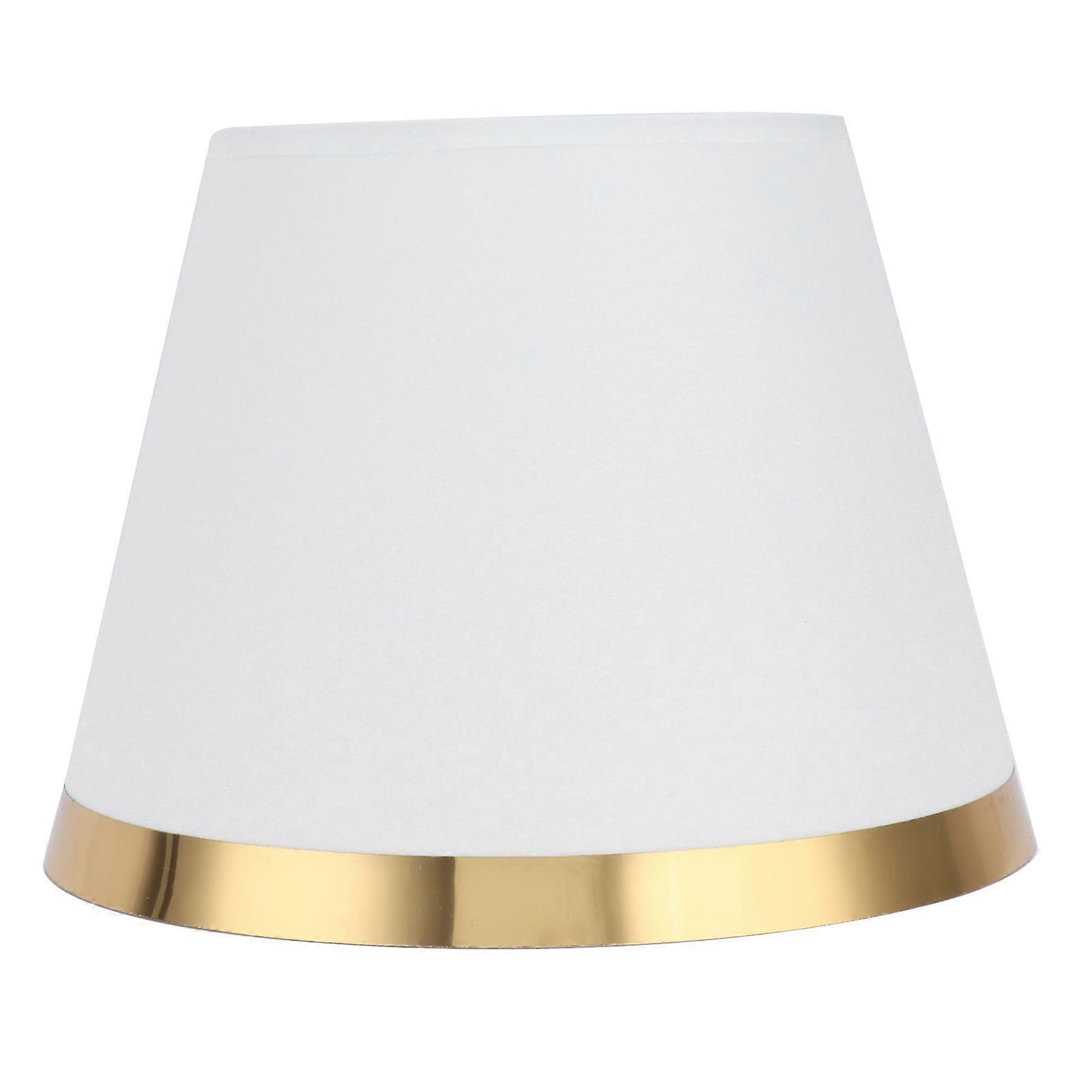 Fabric Lamp Shade European Style Modern Lampshade for E27 Table Lamp Floor Light SuppliesPX129 White