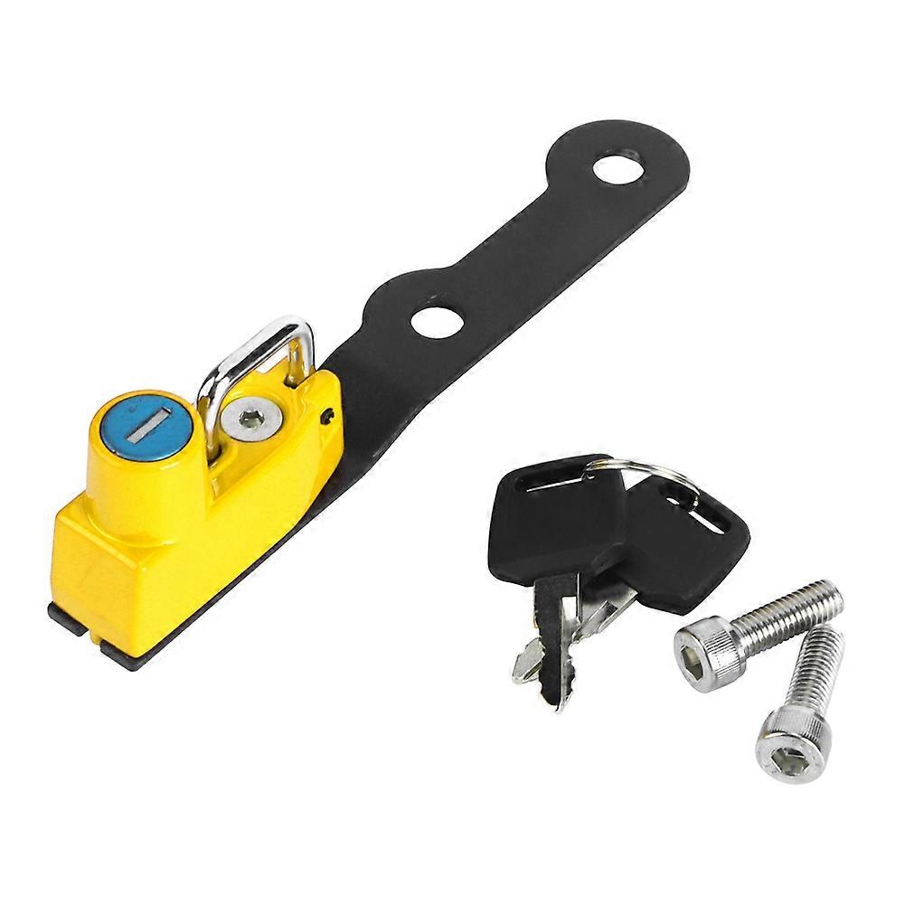 Motorcycle Modification Aluminum Alloy Helmet Lock Hook Hook Fit for YAMAHA MT-10/FZ-10 2016Yellow
