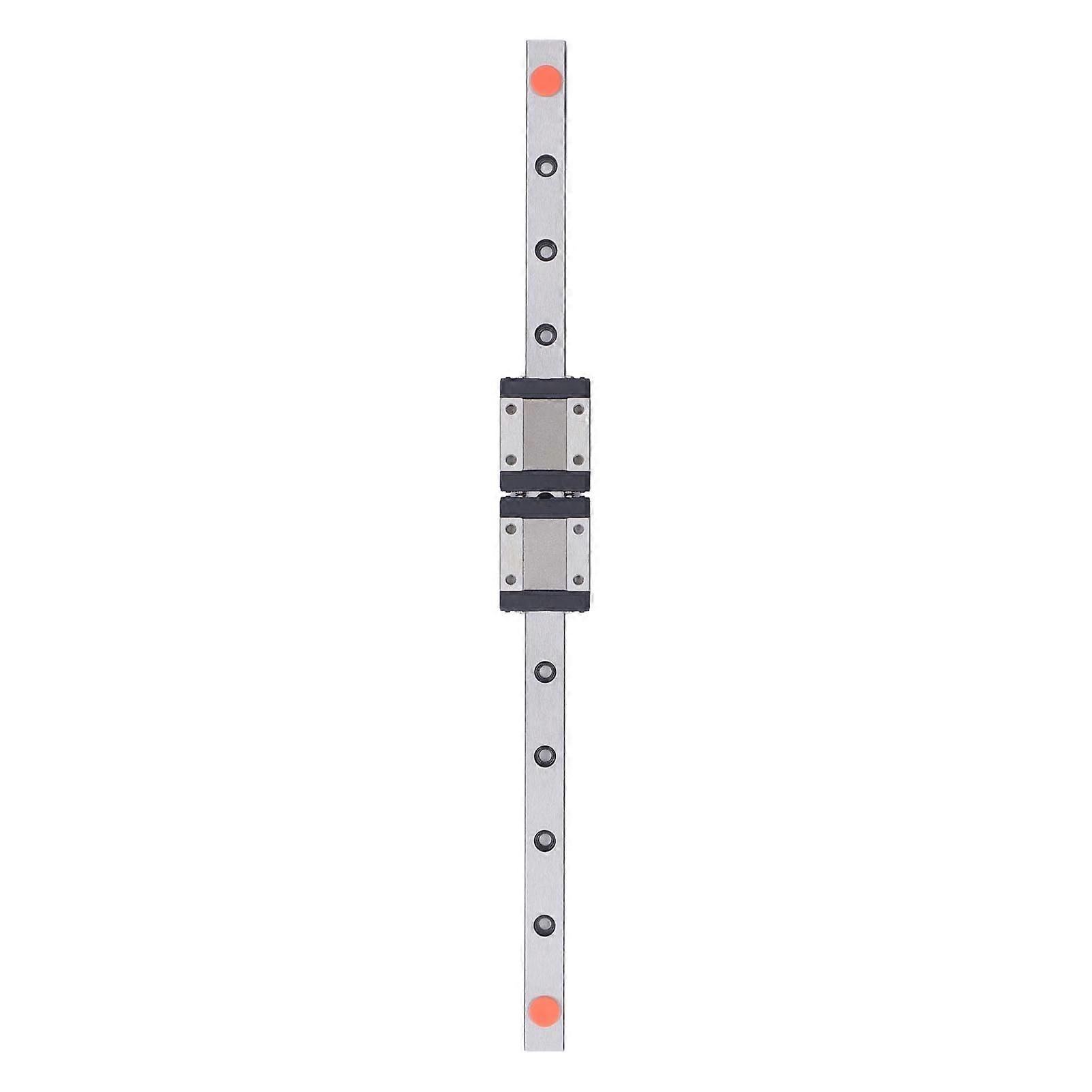 Linear Guide Rail Miniature Linear Bearing Slider Kit MGN12C with 2pcs Slide Block for 3D Printers and CNC Parts 300mm / 11.81in
