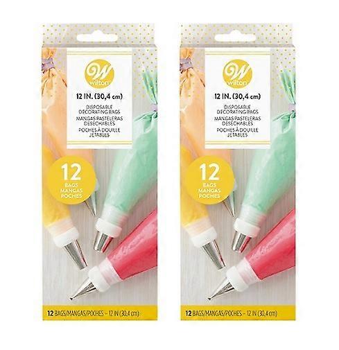 Wilton Disposable Decorating Piping Bags 2 Pack
