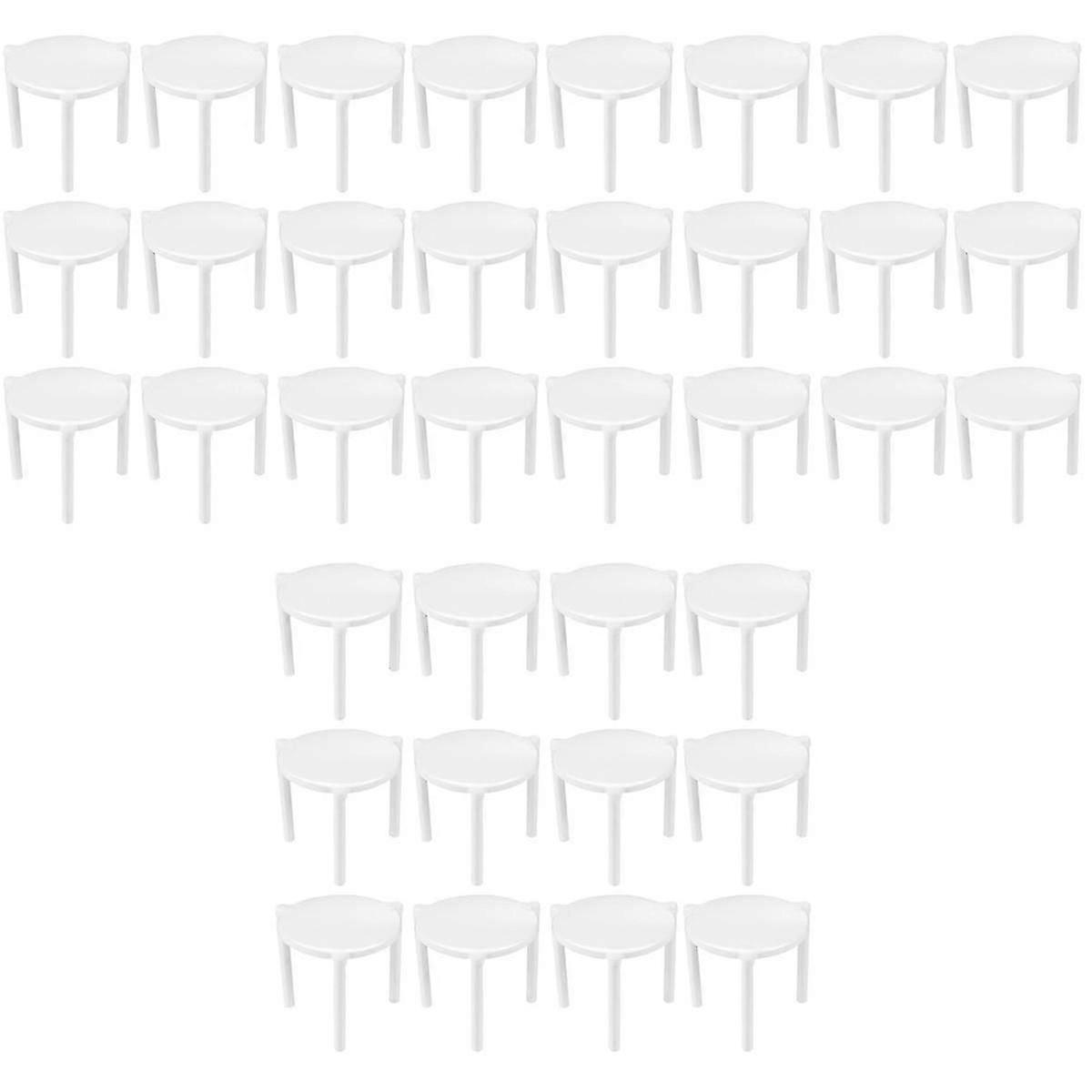 900-Piece White Plastic Pizza Saver Stands, Tripod Stack Fixing Racks compatible Pizza Boxes