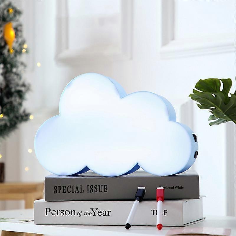 HS-007 LED Letter DIY Cloud Erasable Message Board Confession Lamp