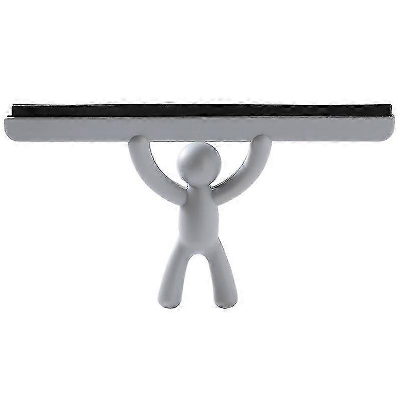 Shower squeegee, white color, size 25.5X14.5cm