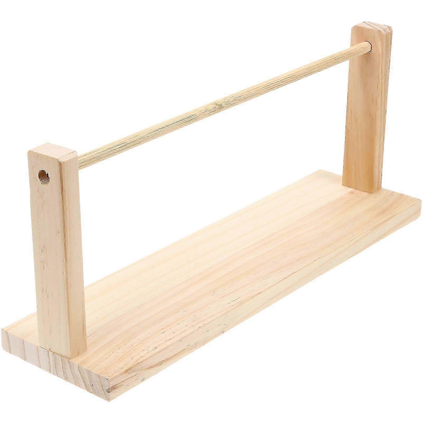 Craft Ribbon Organizer Ribbon Storage Holder Wood Rack Ribbon Spool Storage Tool
