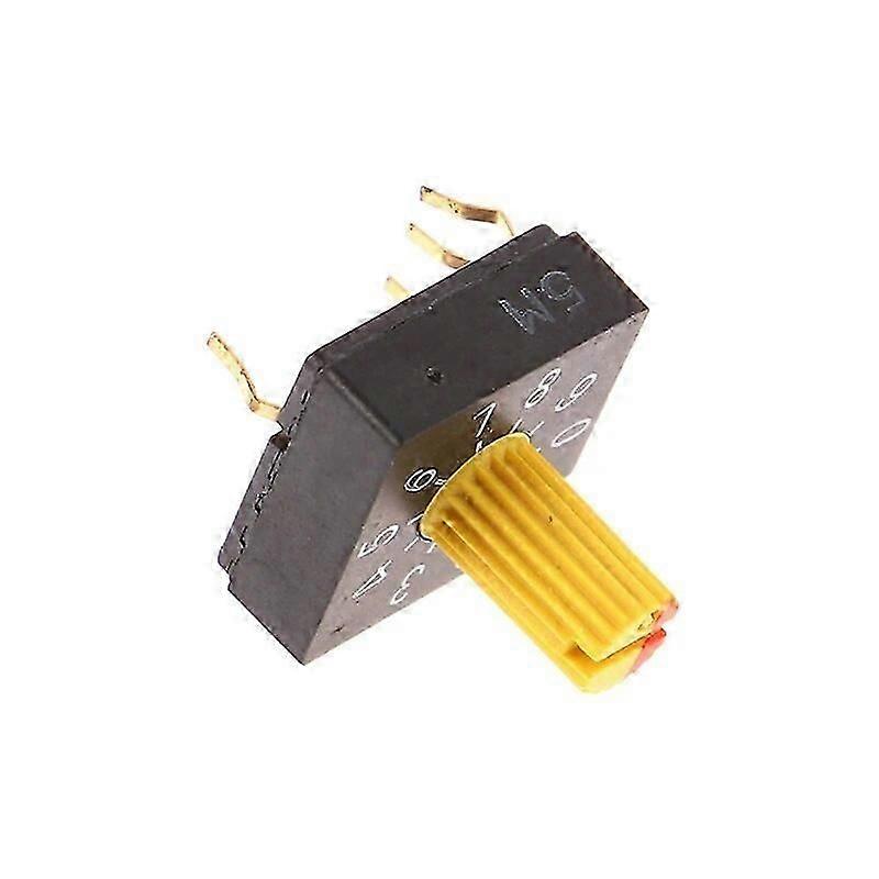 unique 1Pc 0-9/10 Bit Rotary Coding Dial Switch 8421C Code With Handle DRS4010 Rotary Coding Switches Accessories