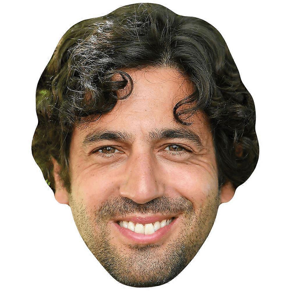 Max Boublil (Smile) Celebrity Mask, Flat Card Face