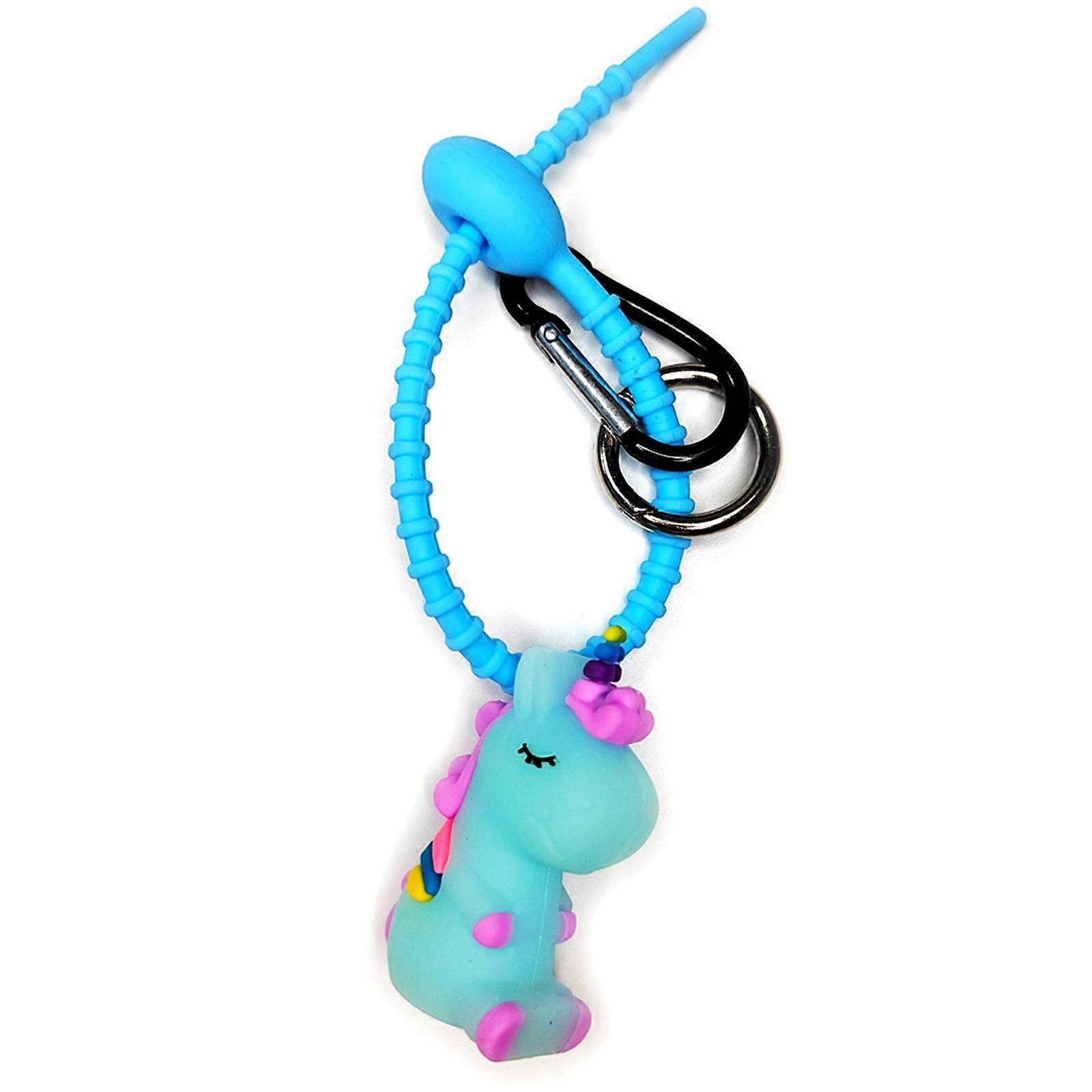 Candy Color Silicone Bag Ties Keychain DIY Lanyard Strap Key Rings Link Chain Key Chains Ornaments for Car Keys