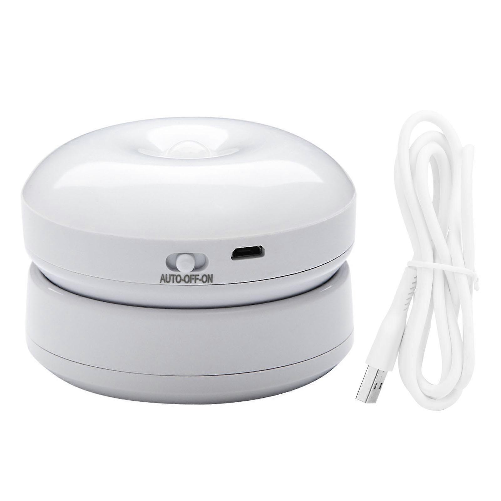 Sensor 360 Degree Rotation LED Rechargeable Motion Activated Night Light for Stairs Wall Closet Cabinet