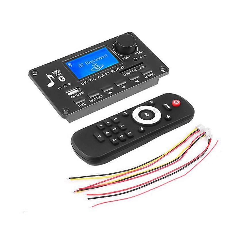 DC 12V MP3 Decoder Board Amplifier Car Radio Receiver Mp3 Player Bluetooth V5.0 USB SD Module MP3 FM