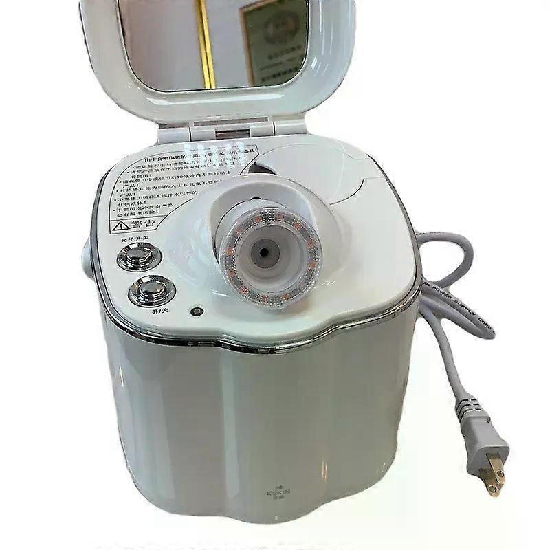 ポータブル家庭用美容サロン赤外線LEDセラピーディープクリーニングフェイシャルスチーマー気化器サウナスパホットサーマルスプレースチーマー