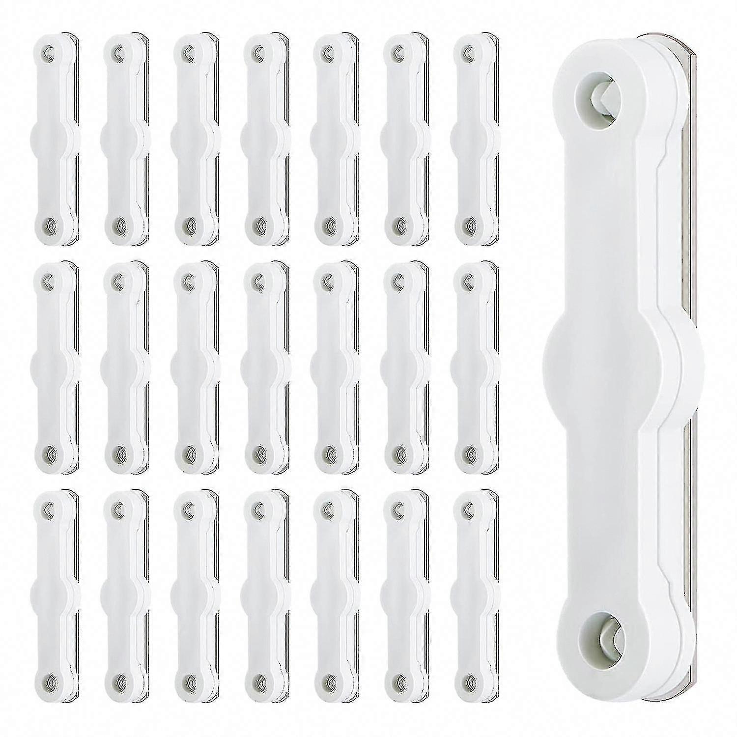 Pacote de 22 Tiras de Mosca Autoadesivas com Ímãs Permanentes Compatíveis com Ímãs