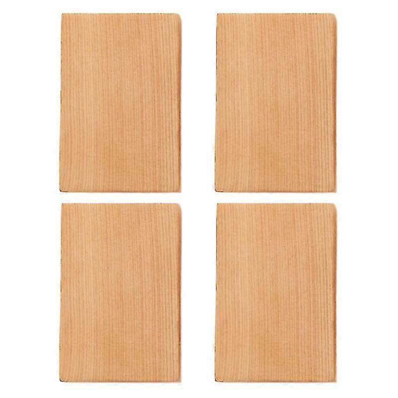 4pcs Rectangular Wood Blocks