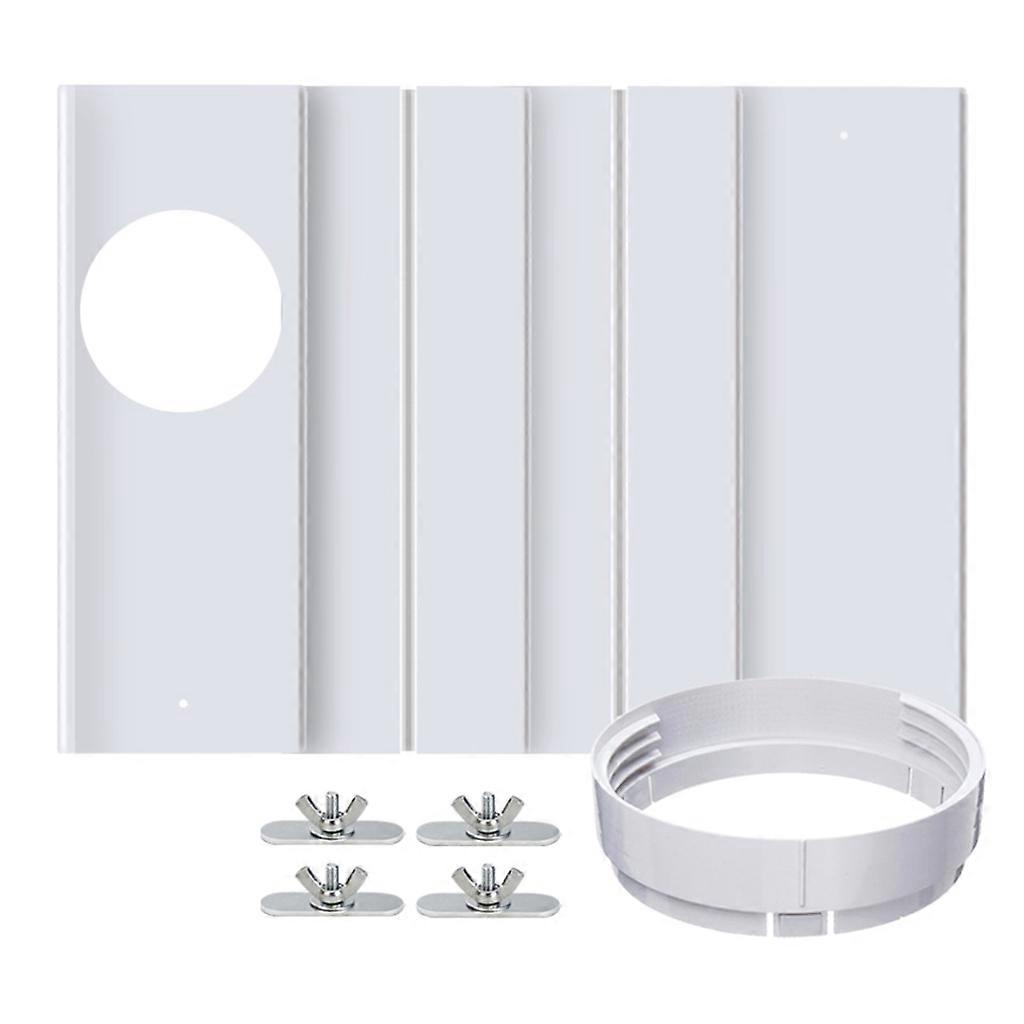 Portable Air Conditioner Window Adapter Kit Exhaust Hose Connector Window Seal Mobile Air Conditioning Accessories 4 pieces of 43-140mm baffle +