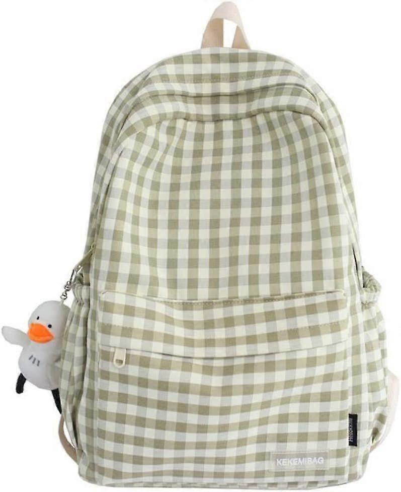 Backpack Lightweight Large Capacity School Supplies Daypack (Yellow)