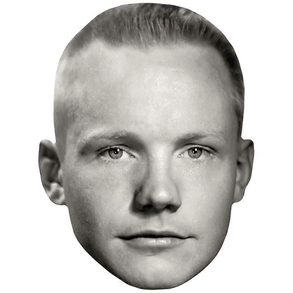 Neil Armstrong (BW) Big Head. Larger than life mask.