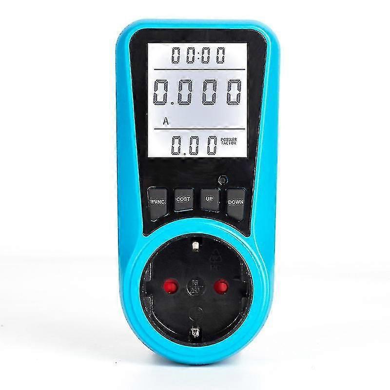 Electricity Meter For Socket Electricity Meter 16a Energy Cost Meter Electricity Consumption Meter With Lcd Backlight Modes Overload