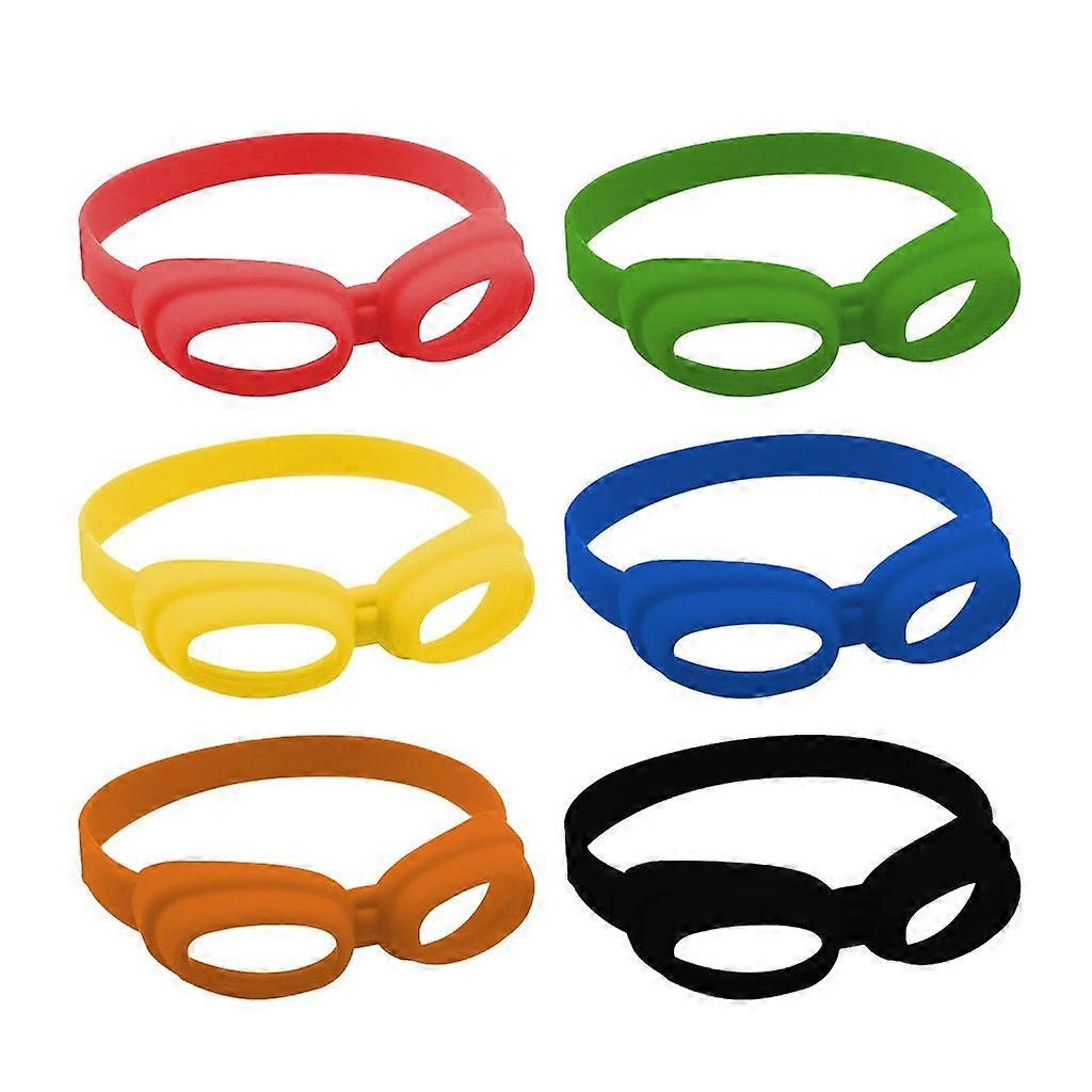 6pcs Beer Bottle Marker Easy Identification Beer Goggle Label Bottle Stickers